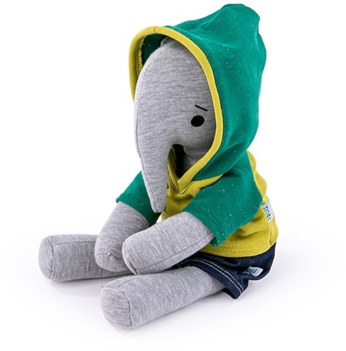 Bajo knuffel Quinn de olifant - 36 cm-2