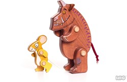 Bajo houten Gruffalo & muis speelfiguren speelgoed