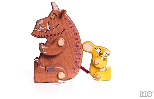 Bajo houten Gruffalo & muis speelfiguren speelgoed-3