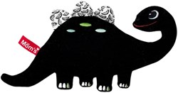 Mom's Care baby speelgoed knuffeldoekje dinosaurus zwart wit contrast