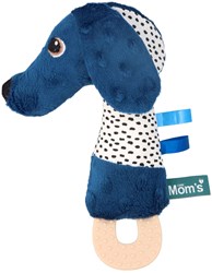 Mom's Care baby bijtspeelgoed Jami hondje met siliconen bijtring