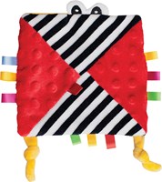 Mom's Care baby speelgoed knisperdoek rood sensorisch comfort