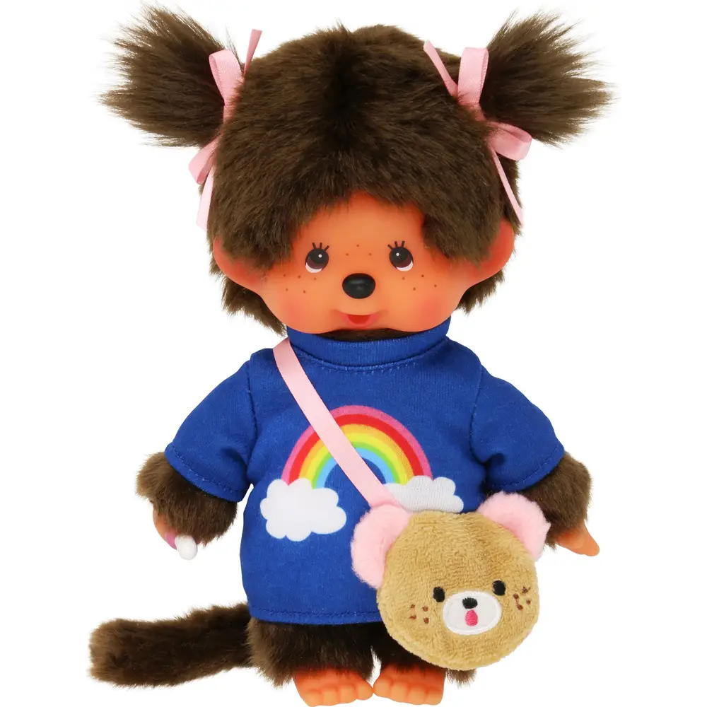 Monchhichi pop Kawaii meisje 20cm knuffel speelgoed multicolor