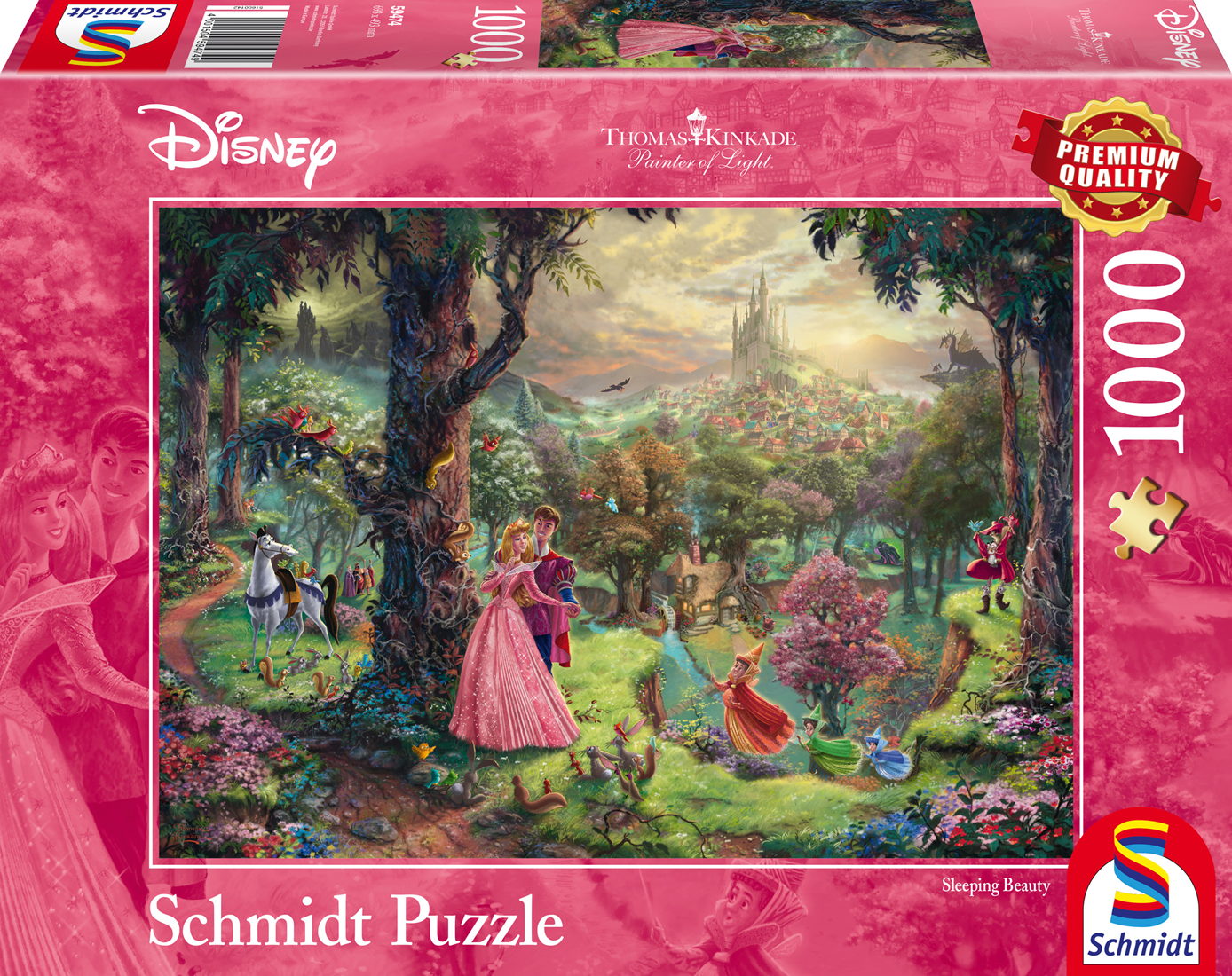 nood wastafel Het begin Schmidt Disney Sleeping Beauty, 1000 stukjes - Puzzel - 12+
