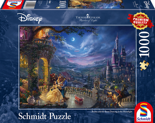 Schmidt puzzel Disney Beauty and the Beast - 1000 stukjes - 12+