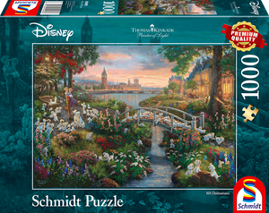 Schmidt Disney, 101 Dalmatiers, 1000 stukjes - Puzzel - 12+