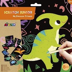AVENIR Scratch Art - Dinosaur