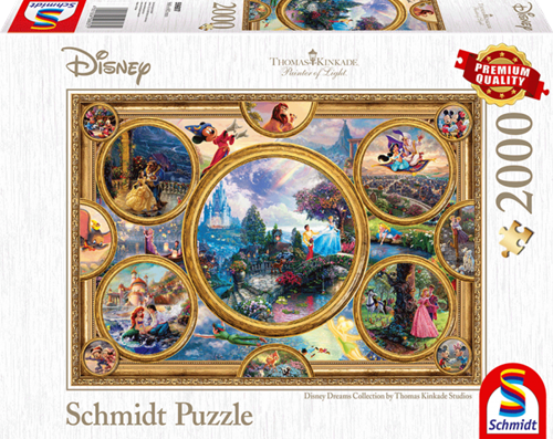 Schmidt puzzel Disney Dreams Collection - 2000 stukjes - 12+