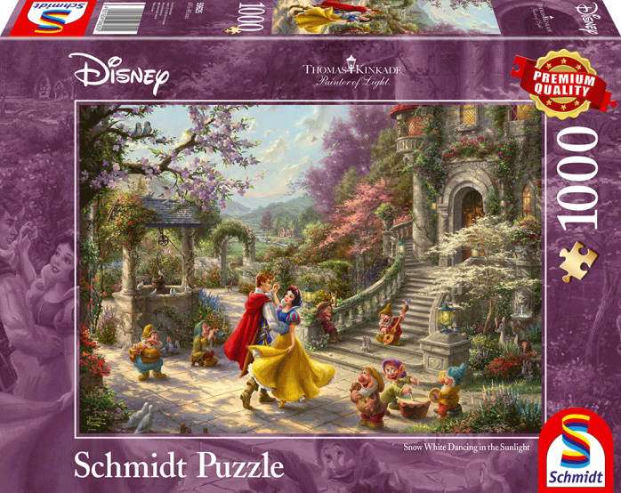 Gezichtsvermogen betrouwbaarheid deken Schmidt puzzel Disney, Dansen met de prins - 1000