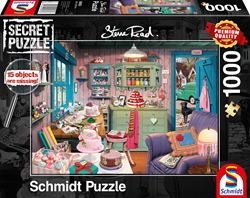 Schmidt puzzel Grootmoeders Kamer 1000 stukjes - Nostalgie en geschiedenis