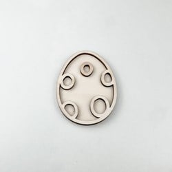 FiQ houten vulvorm Dino Ei - 9×7 cm