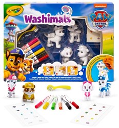 Crayola Paw Patrol speelgoed set - Washimals puppy's - creatief kleuren