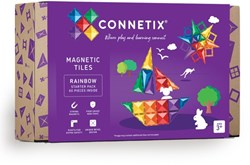 Connetix magnetisch speelgoed Rainbow Starter Pack 60 stuks bouwset