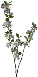 Kunstbloem blossom spray 101cm l. paars