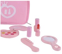 Classic World houten make-up set roze speelgoed make-up koffer-3