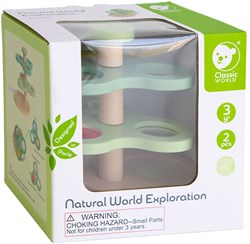 Classic World houten ontdekset insecten en natuur speelgoed, 2-delig