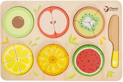 Classic World houten breuken puzzel educatief speelgoed 22-delig