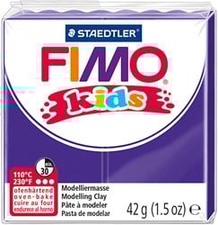 Fimo Kids boetseerklei 42g Paars - 6