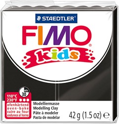 Fimo Kids boetseerklei 42g Zwart - 9