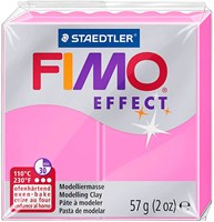 Fimo boetseerklei neon roze - ovenhardende klei 57 gram creatief