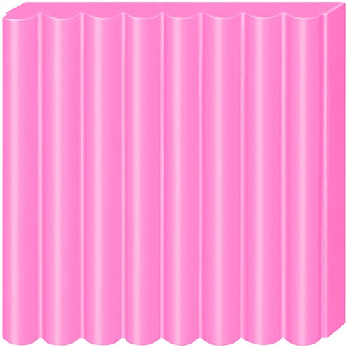Fimo boetseerklei neon roze - ovenhardende klei 57 gram creatief-2
