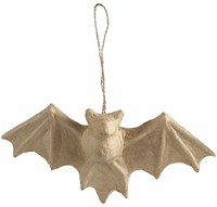 Creativ Company vleermuis knutselpapier-maché met ophangkoord decoratie