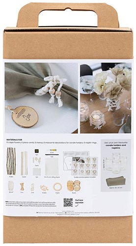 Creativ Company hobbyset tafeldecoratie naturel knutselset tafeldecoratie-3