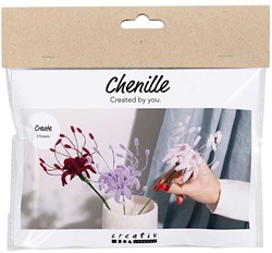 Creativ Company knutselset bloemen chenilledraad lichtroze hobby