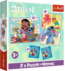Puzzel Stitch 3-in-1 set puzzels en geheugenspel voor kinderen