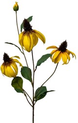 Roberts Collection kunstbloem rudbeckia spray geel 83cm decoratie