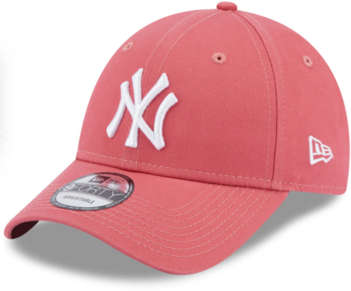 New Era Essential Baseball Cap 9Forty New York Yankees Pet Heren en Kinderen - Roze / Perzik