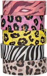 Colorations Washi Tape dieren patronen 5 rollen decoratie 5 meter