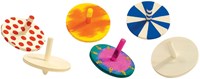 Colorations houten tollen set - 24 stuks creatief speelgoed voor kinderen-3