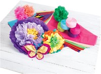 Colorations - Crepepapier slingers set - 6 stuks kleurrijk knutselplezier-2