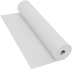 Colorations witte viltrol knutselmateriaal 160 gsm 5 meter x 45 cm