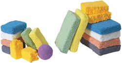 Colorations modelleer foam kralenklei set van 7 kleuren creatief speelgoed