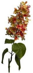 Roberts Collection kunstbloem hydrangea 75cm oranje decoratie bloem