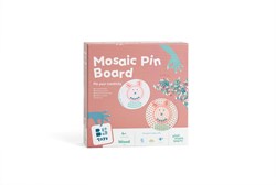 Mozaiek pin bord houten speelgoed creatief spel educatief multi kleur