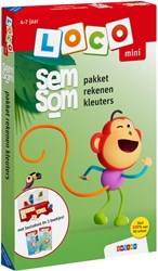 Loco Mini educatief rekenpakket voor kleuters met oefenboekjes