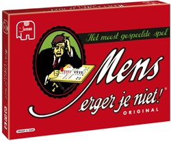 Jumbo bordspel Mens Erger Je Niet Original klassieker houten pionnen