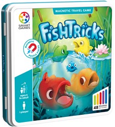 Smart Games magnetisch denkspel Fish Tricks display 8 stuks - 48 uitdagingen