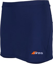 Grays hockeykleding Apex Skort donkerblauw maat 116 hockeyrokje