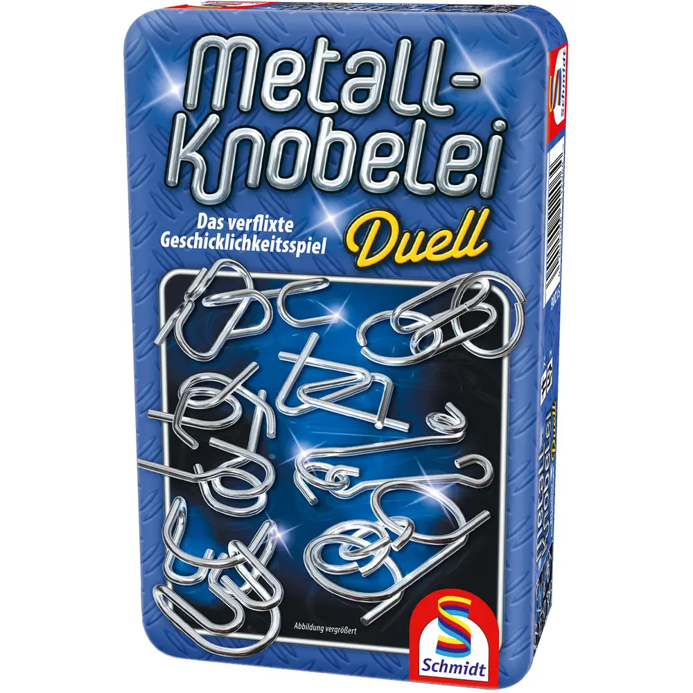 Schmidt denkspel Metall-Knobelei in metalen doos puzzelspel