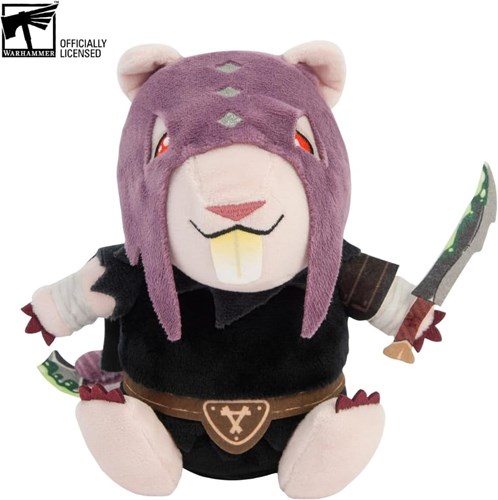 Lamaze knuffel Skaven fantasy pluche figuur 15 cm paars-3