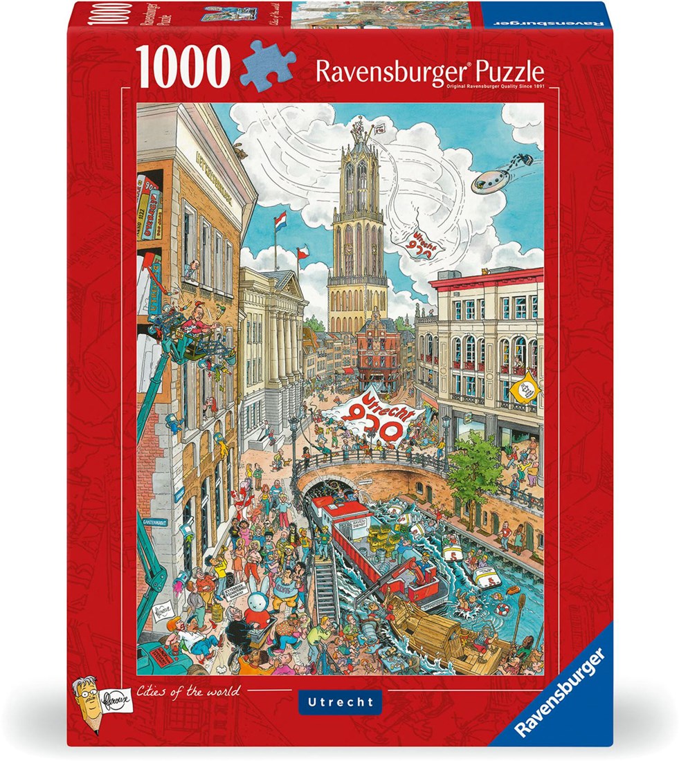 Ravensburger legpuzzel Utrecht 1000 stukjes Fleroux puzzel