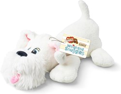Basic Fun knuffelhond pluche - Pound Puppies Weighted Snuggles wit hondje