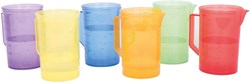 TickiT gekleurde maatbekers set - doorschijnend speelgoed - 6 stuks