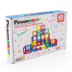 Tactic Picasso Tiles magnetisch constructiespeelgoed - Artistry Set 42-delig