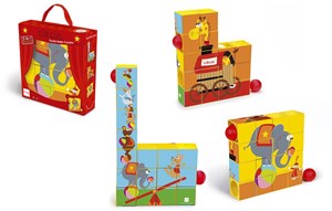 Scratch Houten Blokpuzzel Circus Puzzel Roller Coaster scratch kopen in de aanbieding