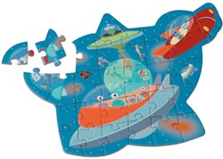 SCRATCH Contour Puzzel - Ruimte